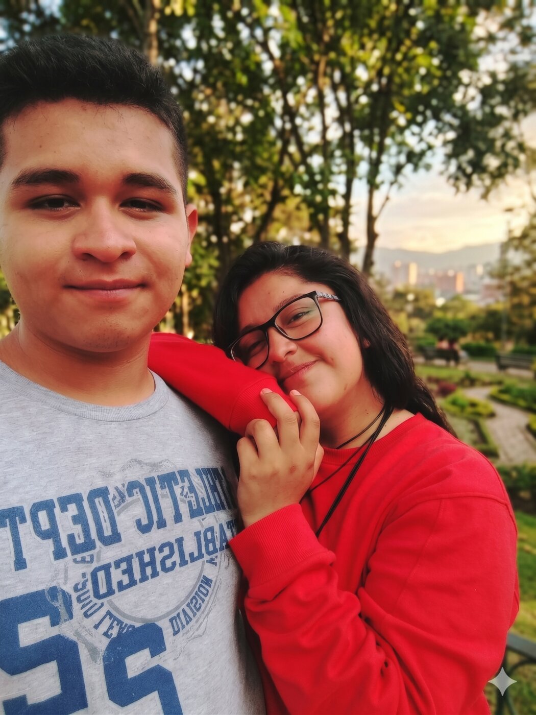 Saúl y Mimi en 2017, primera cita